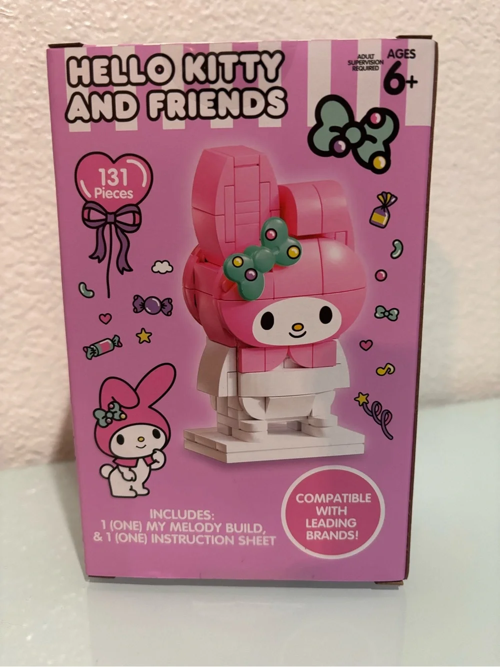 Hello Kitty and Friends My Melody Block Figure Building Set Sanrio NIB